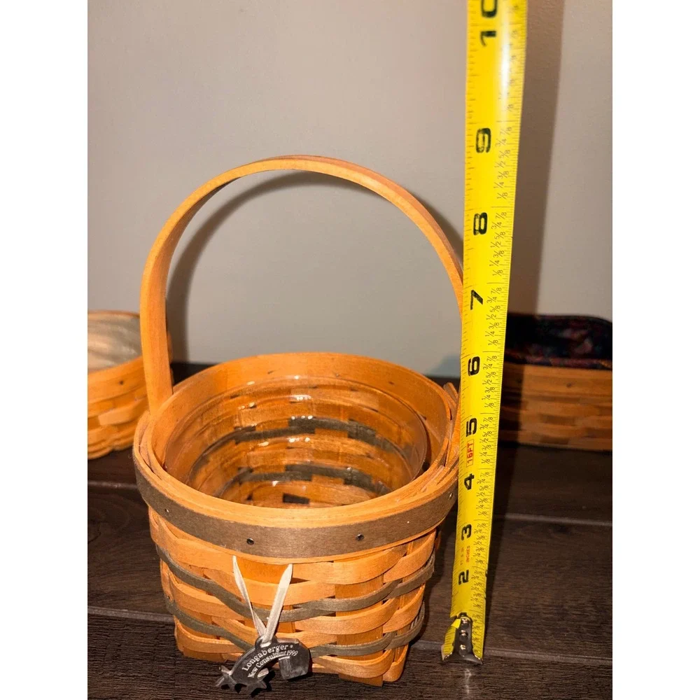 Longaberger handwoven baskets